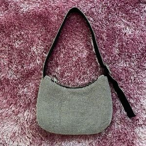 Rhinestone shoulder bag
